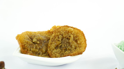 Kue cucur is a traditional cake from southeast asia