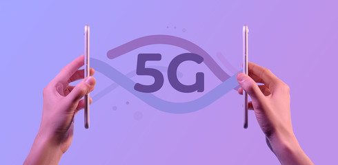 5g internet network concept