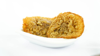 Kue cucur is a traditional cake from southeast asia