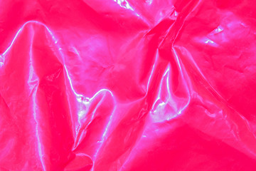 Wall surface plastic texture. Abstract background with pink shapes in top view. Plastic rough...