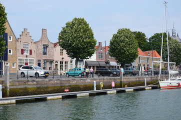 entrée du port de Zierikzee en Zélande Pays-bas
