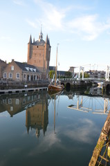 Zierikzee porte sud du port Zuidhavenpoort Pays-Bas