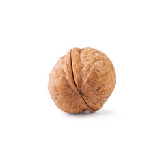 Walnuts isolated on a white background