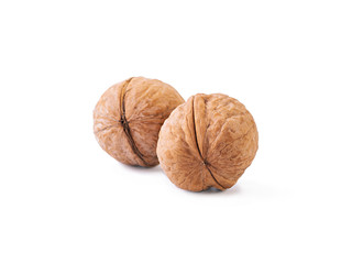 Walnuts isolated on a white background