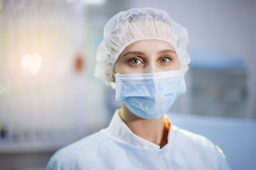 Surgical nurse portrait.