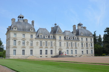 Fototapeta na wymiar Château de Cherverny - moulinsart tintin
