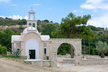 Church in Ladiko, Rhodes Island, Greece - 282585503