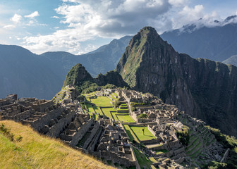 Inca ruins of Machu Picchu Peru