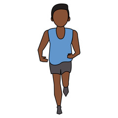 Fototapeta premium fitness sport lifestyle workout cartoon