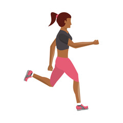 fitness sport lifestyle workout cartoon