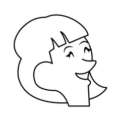 girl young kid infancy cartoon in black and white