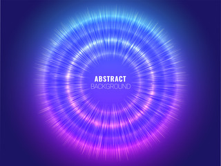 Blue abstract HUD and circuit futuristic digital technology background.