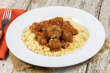 boulettes de viande sauce tomate