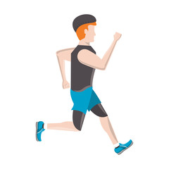 fitness sport lifestyle workout cartoon