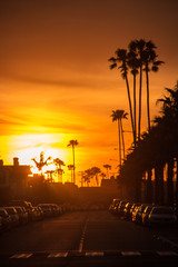 Sunset in Newport Beach, CA