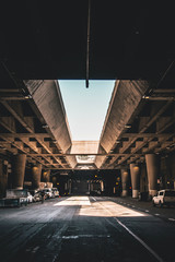 Underpass in Downtown Los Angeles