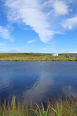 Pen-fford-Gogh Pond in Wales