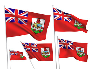 Vector flags of Bermuda