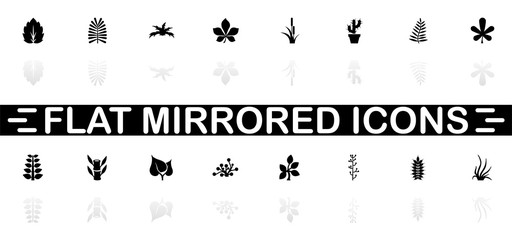 Plants - Flat Vector Icons