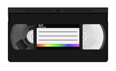 Naklejka premium VHS video casette