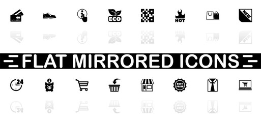 Shopping - Flat Vector Icons