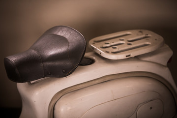 Vintage motorcycle seat