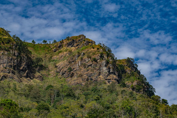 Beautiful high rock cliff mountain, Khao Kho, Petchabun