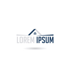 real estate home logo template icon vector