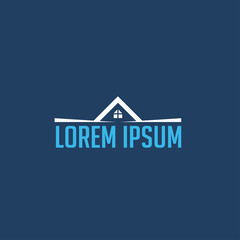 real estate home logo template icon vector