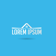 real estate home logo template icon vector