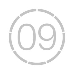 Obraz premium 9 nine parameter flat design concept components. Modern infographics puzzle illustration banner, business diagram brochure.