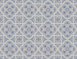 Turkish traditional ornamental decorative tiles. Seamless pattern abstract background concept