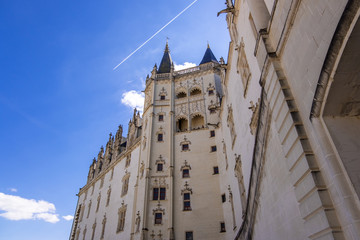 The Castle of the Dukes of Brittany in Nantes, France