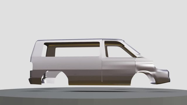 3D model of the car body