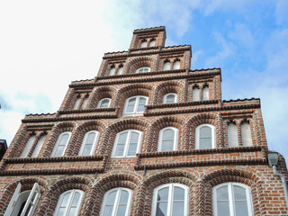 Obraz premium Facade of an old house in Lueneburg, Germany