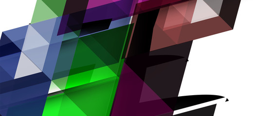 Abstract triangle pattern, colorful backdrop. Presentation template. Modern textured shape. Trendy modern style