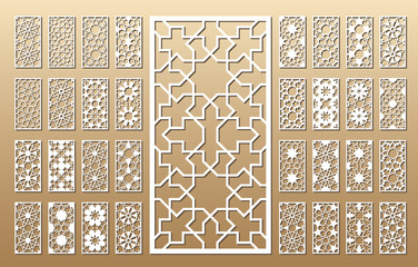 Vector laser cut panels