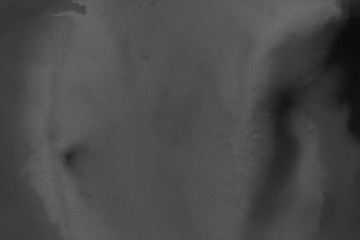 Hand painted black alcohol ink background. Abstract delicate gray texture. Contemporary wallpaper. Fog effect.