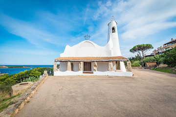 Stella Maris Church in Sardinia, Italy.