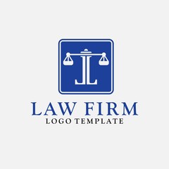 Law Firm icon, template logo