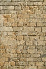 Alte Steinmauer einer Burg als Hintergrund Textur