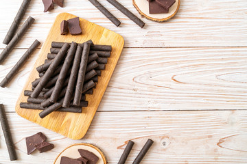 chocolate wafers stick roll