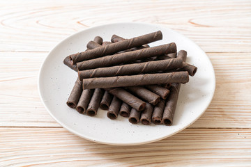 chocolate wafers stick roll