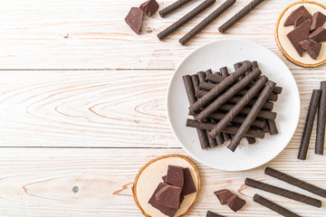 chocolate wafers stick roll