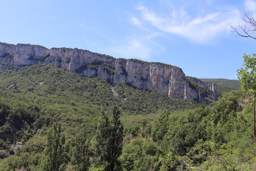 Les gorges d'ombleze dans le département de la Drôme  - France