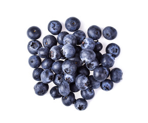 blueberry fresh on white background