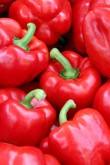 red peppers for food texture