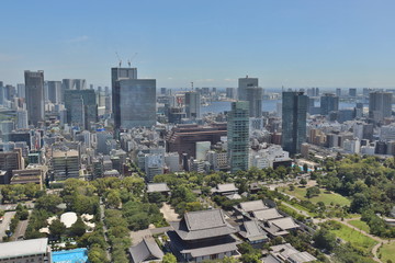 Obraz premium Zrobione z głównego pokładu Tokyo Tower