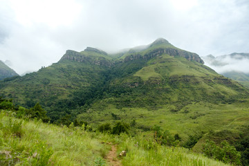 Mountains at Drakensberg South-Africa - 282628321