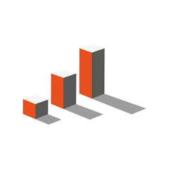 column vector diagram isolated on white background